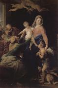 Holy Family, St. Isa and white St. John the Baptist